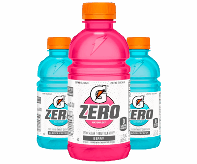 Gatorade G Zero Sugar Thirst Quencher Sports Drink, Variety Pack, 12 fl oz, 18 Pack Bottles