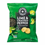 Red Rock Deli Style Potato Chips, Lime & Cracked Pepper, 2 Ounce (12 Count)