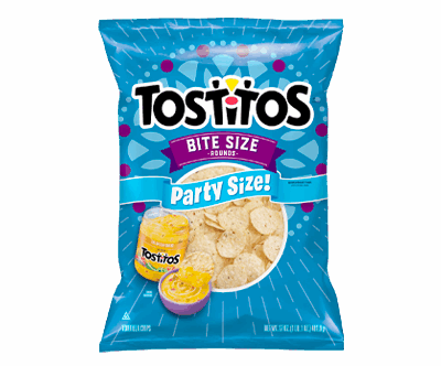 Green Tostitos Bite Size Rounds Party Size