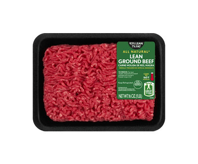 Beef Keema All Natural* 93% Lean/7% Fat Lean Ground Beef, 1 lb Tray