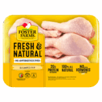Foster Farms Fresh & Natural Chicken Drumsticks, 20g Protein per 4 oz Serving