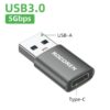 (Free Shipping SG) OTG Adapter USB Type C Male To USB A 3.0 Female Converter For MacBook Samsung S22 S20 Android TypeC USBC OTG